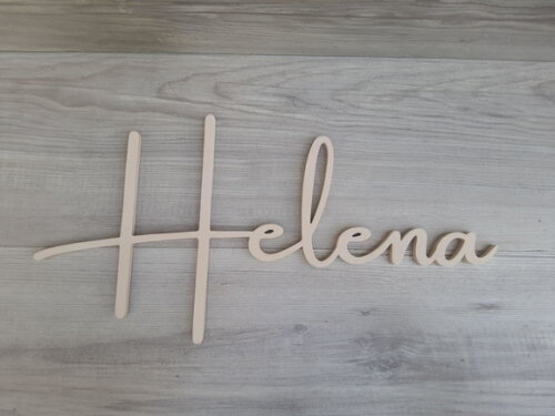 Nome de Parede Personalizado em mdf - Helena - 20 cm
