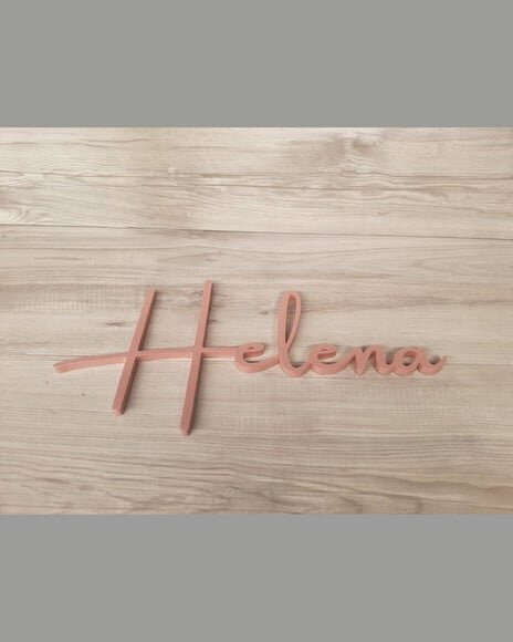 Nome de Parede Personalizado em mdf - Helena - 20 cm