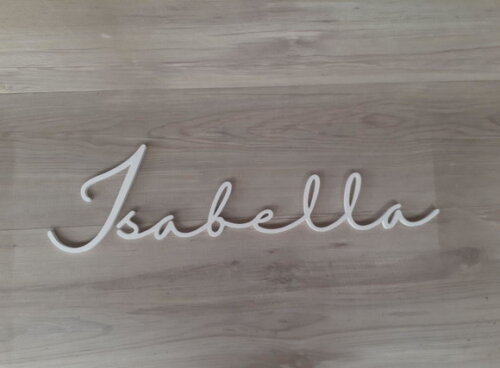 Nome de Parede Personalizado em mdf - Isabella