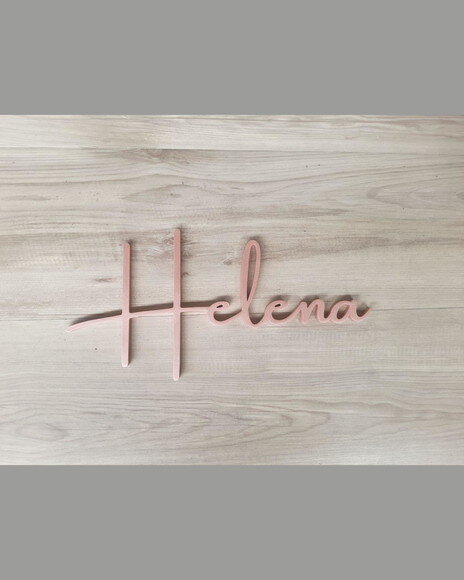 Nome de Parede Personalizado em mdf - Helena - 20 cm