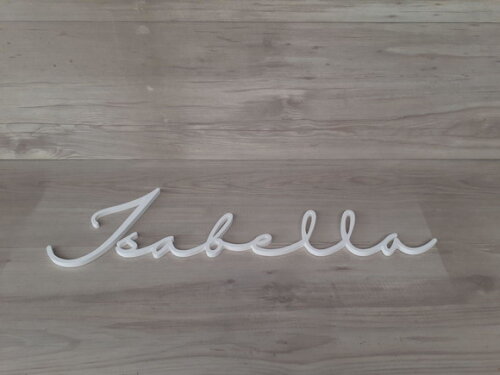 Nome de Parede Personalizado em mdf - Isabella