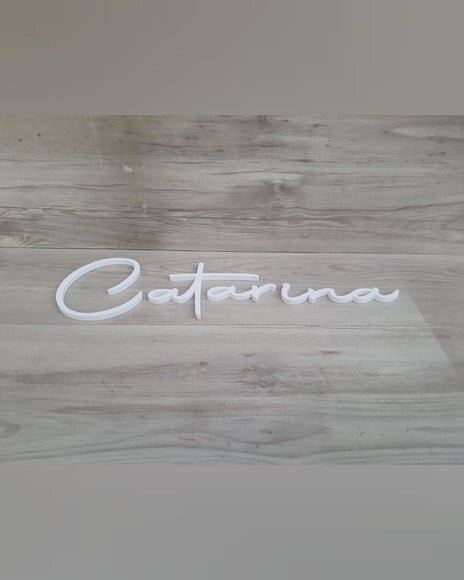 Nome de Parede Personalizado em mdf - Linha Aut - Catarina