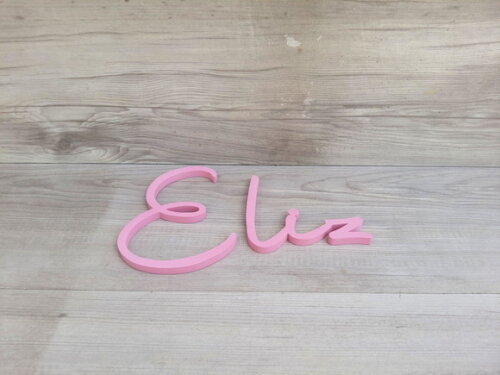 Nome de Parede Personalizado em mdf - Linha Aut - Eliz