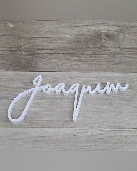 Nome de Parede Personalizado em mdf - Linha Bt - Joaquim