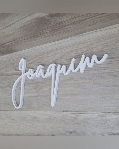 Nome de Parede Personalizado em mdf - Linha Bt - Joaquim