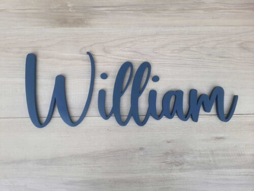 Nome de Parede Personalizado em mdf - Linha Bt - Willian