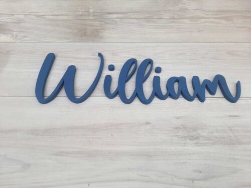 Nome de Parede Personalizado em mdf - Linha Bt - Willian
