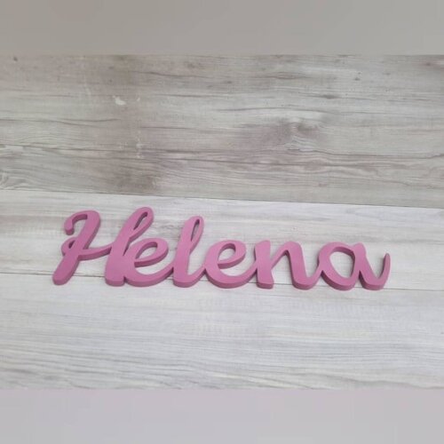 Nome de Parede Personalizado em mdf - Linha Ck - Helena