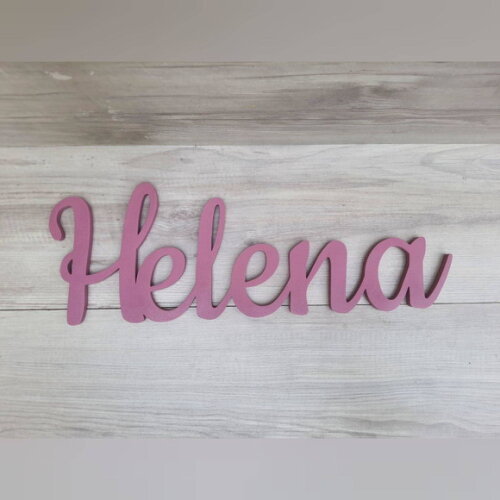 Nome de Parede Personalizado em mdf - Linha Ck - Helena