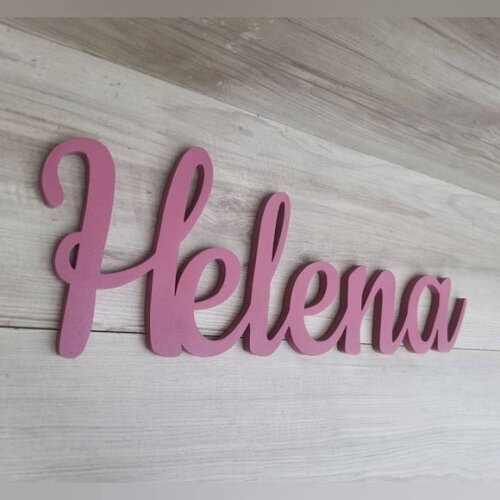 Nome de Parede Personalizado em mdf - Linha Ck - Helena