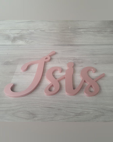 Nome de Parede Personalizado em mdf - Linha Ck - Ísis