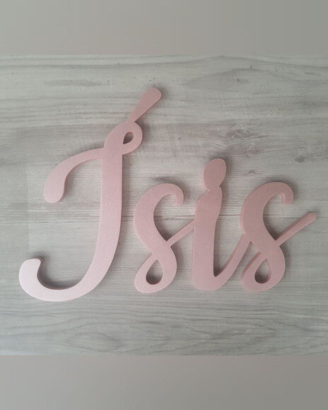 Nome de Parede Personalizado em mdf - Linha Ck - Ísis