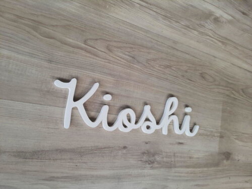 Nome de Parede Personalizado em mdf - Linha Dm - Kioshi 10cm