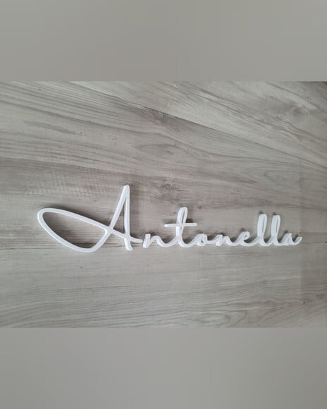Nome de Parede Personalizado em mdf - Linha Hl - Antonella