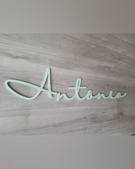 Nome de Parede Personalizado em mdf - Linha Hl - Antônio