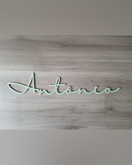 Nome de Parede Personalizado em mdf - Linha Hl - Antônio