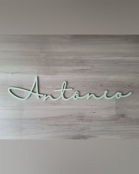Nome de Parede Personalizado em mdf - Linha Hl - Antônio