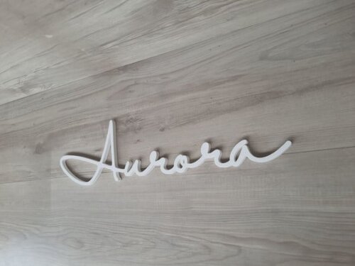 Nome de Parede Personalizado em mdf - Linha Hl - Aurora