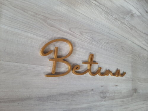 Nome de Parede Personalizado em mdf - Linha Hl - Betina