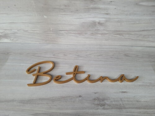 Nome de Parede Personalizado em mdf - Linha Hl - Betina