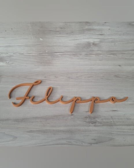 Nome de Parede Personalizado em mdf - Linha Hl - Filippo