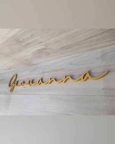 Nome de Parede Personalizado em mdf - Linha Hl - Giovanna