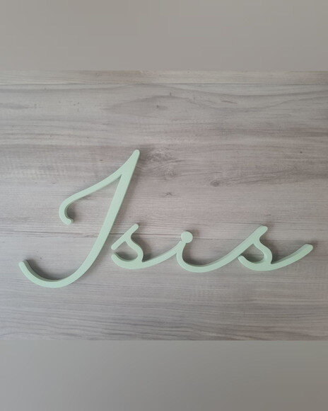 Nome de Parede Personalizado em mdf - Linha Hl - Isis