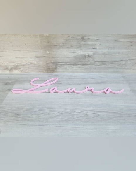 Nome de Parede Personalizado em mdf - Linha Hl - Laura