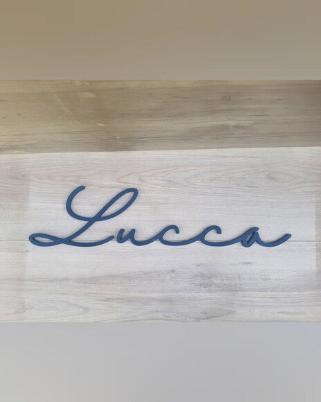 Nome de Parede Personalizado em mdf - Linha Hl - Lucca