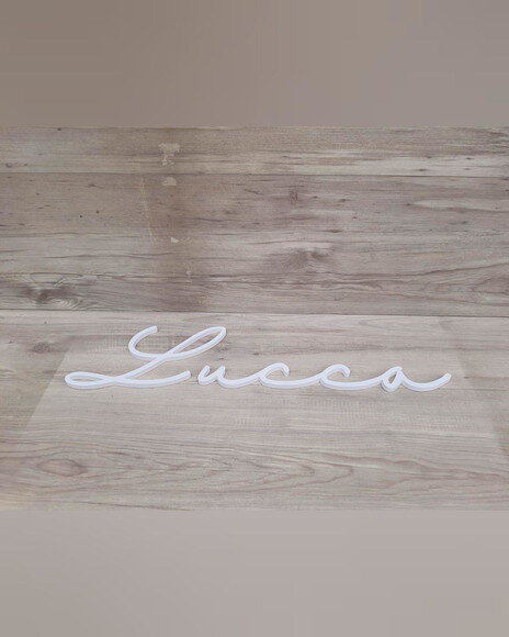 Nome de Parede Personalizado em mdf - Linha Hl - Lucca