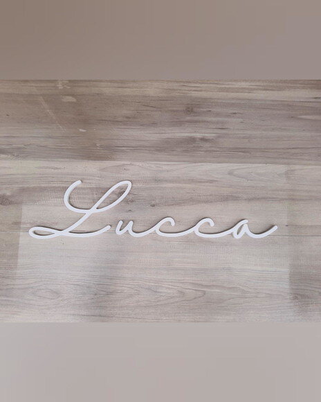 Nome de Parede Personalizado em mdf - Linha Hl - Lucca
