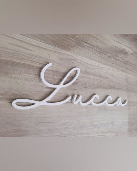 Nome de Parede Personalizado em mdf - Linha Hl - Lucca