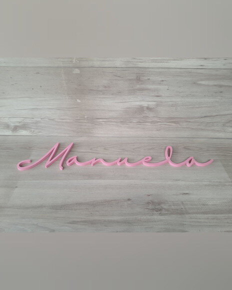 Nome de Parede Personalizado em mdf - Linha Hl - Manuela