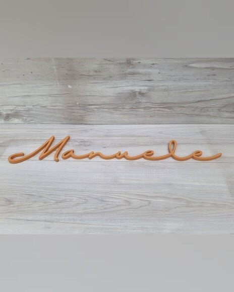 Nome de Parede Personalizado em mdf - Linha Hl - Manuele