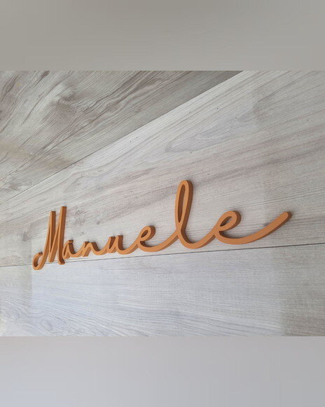 Nome de Parede Personalizado em mdf - Linha Hl - Manuele