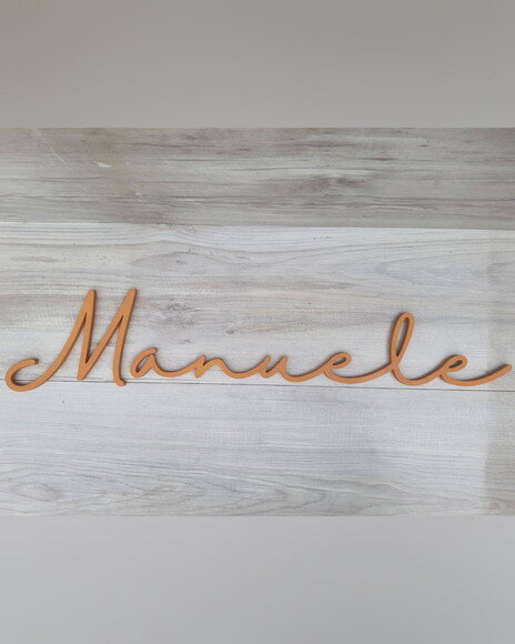 Nome de Parede Personalizado em mdf - Linha Hl - Manuele
