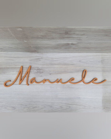 Nome de Parede Personalizado em mdf - Linha Hl - Manuele