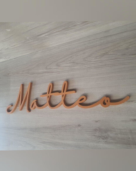 Nome de Parede Personalizado em mdf - Linha Hl - Matteo