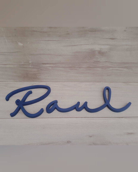 Nome de Parede Personalizado em mdf - Linha Hl - Raul