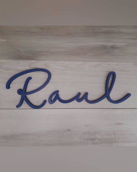 Nome de Parede Personalizado em mdf - Linha Hl - Raul