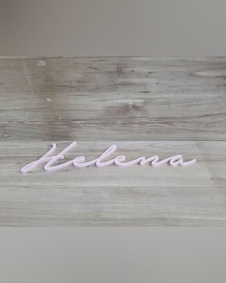Nome de Parede Personalizado em mdf - Linha Nt - Helena
