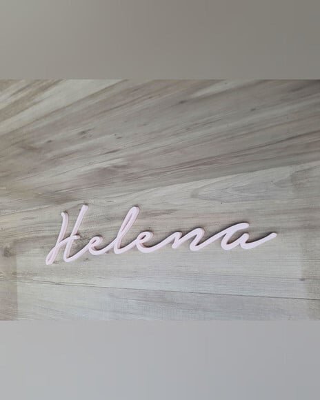 Nome de Parede Personalizado em mdf - Linha Nt - Helena