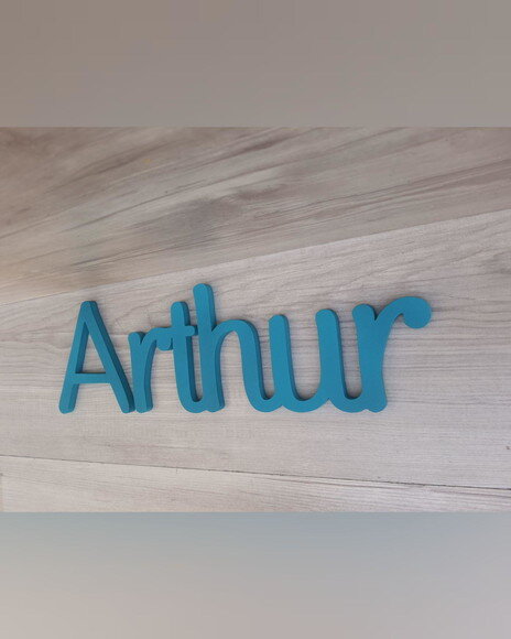 Nome de Parede Personalizado em mdf - Linha Ps - Arthur