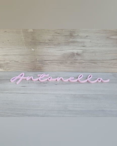 Nome de Parede Personalizado em mdf - Linha Ss - Antonella