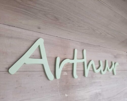 Nome de Parede Personalizado em mdf - Linha Ss - Arthur
