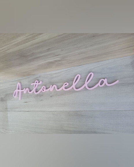 Nome de Parede Personalizado em mdf - Linha Ss - Antonella