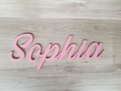 Nome de Parede Personalizado em mdf - Linha Ss - Sophia