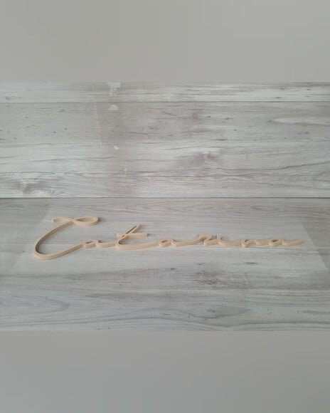 Nome de Parede Personalizado em mdf - Linha Ty - Catarina