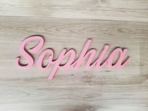Nome de Parede Personalizado em mdf - Linha Ss - Sophia