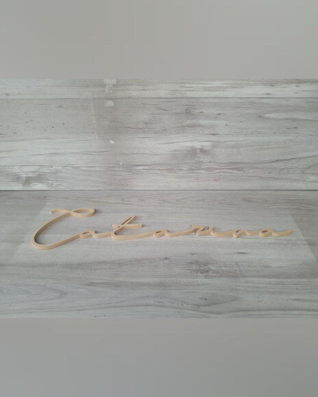 Nome de Parede Personalizado em mdf - Linha Ty - Catarina